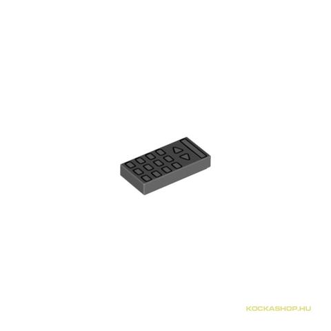 LEGO® Alkatrészek (Pick a Brick) 6064373 - Sötét Kékesszürke 1x2 Lapos Távirányító