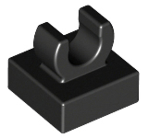 LEGO® Alkatrészek (Pick a Brick) 6066102 - Fekete 1X1 Elem Felső Csatlakozóval