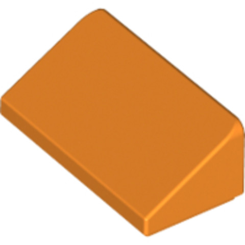 LEGO® Alkatrészek (Pick a Brick) 6068996 - Narancs 1x2 Tetőelem