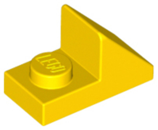 LEGO® Alkatrészek (Pick a Brick) 6069170 - Sárga 1X2 45° Tetőelem