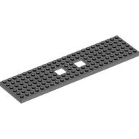 LEGO® Alkatrészek (Pick a Brick) 6077826 - Sötét Kékes-szürke 6x24 Vonat Alaplap