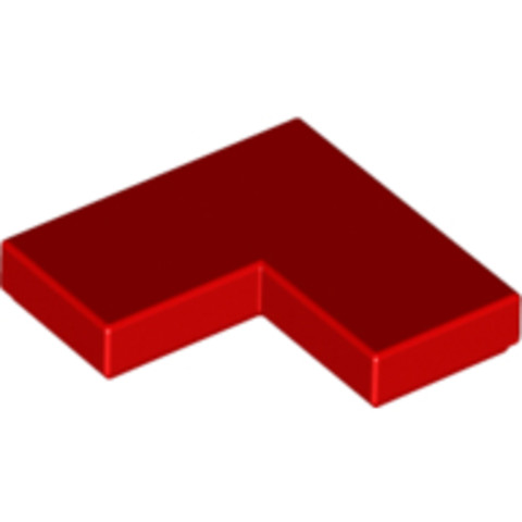 LEGO® Alkatrészek (Pick a Brick) 6078641 - Piros 2x2 Sarok Csempe