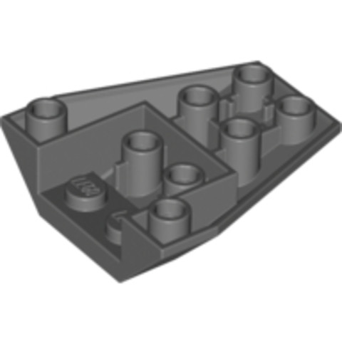 LEGO® Alkatrészek (Pick a Brick) 6079036 - Sötét Kékesszürke 4X2/18° Inverz elem