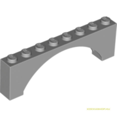LEGO® Alkatrészek (Pick a Brick) 6079722 - Világos Kékesszürke 1x8x2 Boltív Elem
