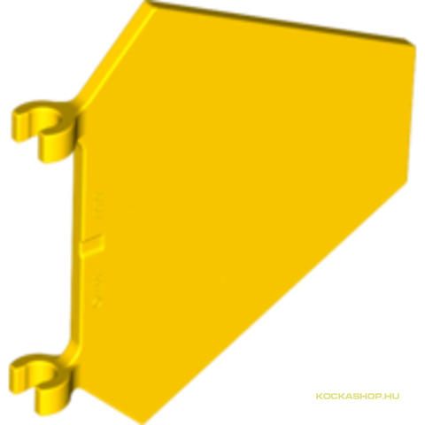 LEGO® Alkatrészek (Pick a Brick) 6090815 - Sárga 5x6 Zászló - Hatszögű