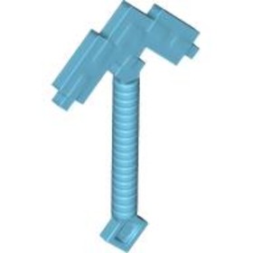 Középazúr Minifigura Csákány - Minecraft
