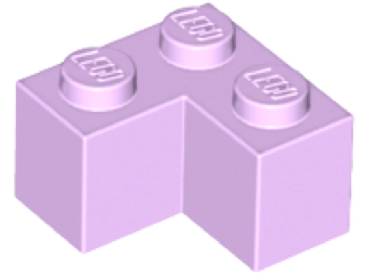 LEGO® Alkatrészek (Pick a Brick) 6097870 - Levendula 1 x 2 x 2 sarok elem