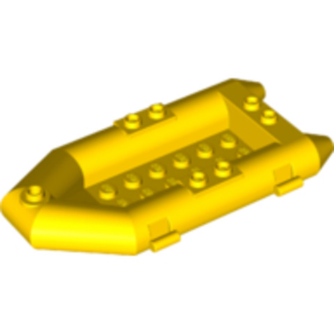 LEGO® Alkatrészek (Pick a Brick) 6099480 - Sárga 6X10 Csónak