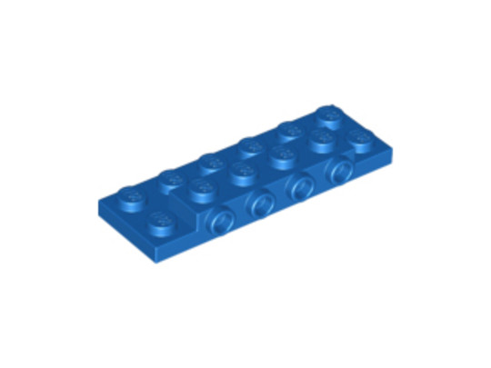 LEGO® Alkatrészek (Pick a Brick) 6102539 - Kék 2x6x2/3 Lap Csatlakozóval