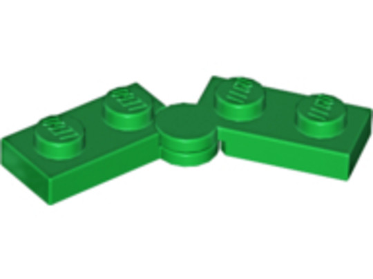 LEGO® Alkatrészek (Pick a Brick) 6102767 - Zöld 1x2 zsanér pár