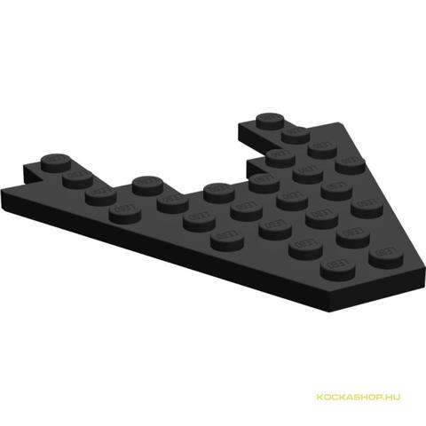 LEGO® Alkatrészek (Pick a Brick) 6104001 - Fekete Űrhajó Szárny 3X4 Kivágással