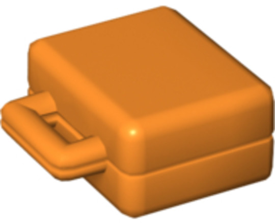 LEGO® Alkatrészek (Pick a Brick) 6104418 - Narancssárha duplo bőrönd