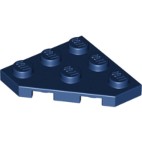 LEGO® Alkatrészek (Pick a Brick) 6110050 - Sötétkék 3X3 Lapos Sarokelem