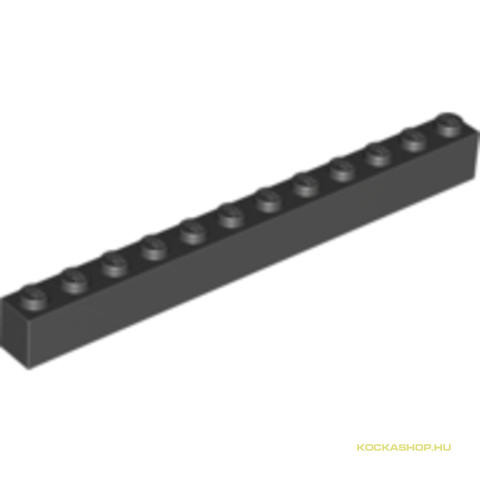 LEGO® Alkatrészek (Pick a Brick) 611226h - Fekete 1X1X12 Hosszú Elem - Használt
