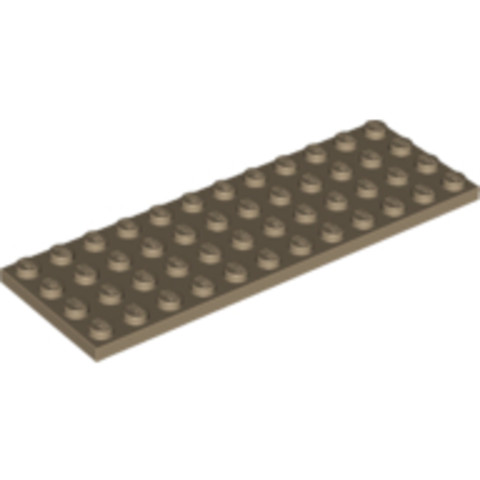 LEGO® Alkatrészek (Pick a Brick) 6114515 - Sötét Bézs 4x12 Lapos Elem