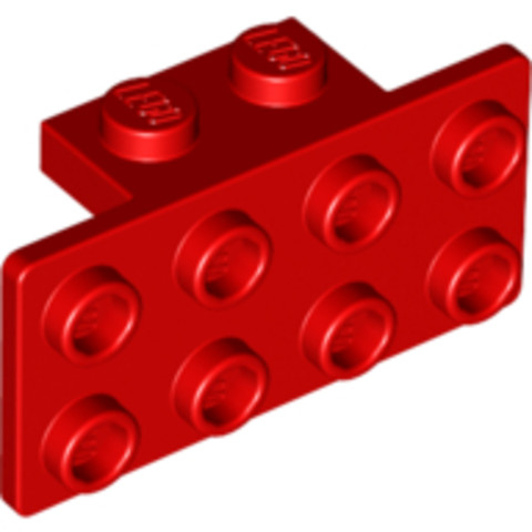 LEGO® Alkatrészek (Pick a Brick) 6118830 - Piros 1X2/ 2X4 Sarokelem