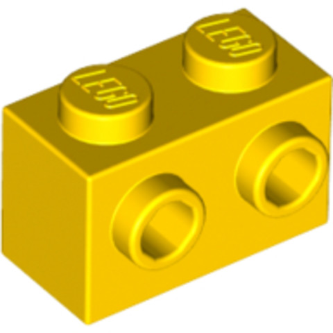 LEGO® Alkatrészek (Pick a Brick) 6119197 - Sárga 1x2 Elem 2 Gombbal