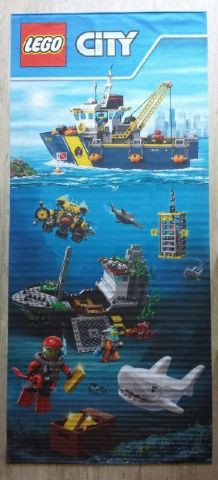 LEGO® Seasonal 6126269 - City Mélytengeri Felfedezők Zászló
