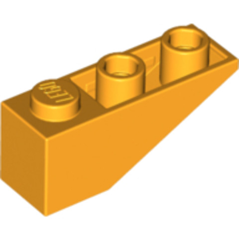 LEGO® Alkatrészek (Pick a Brick) 6131586 - Világos narancssárga 1X3/25° Fordított Elem