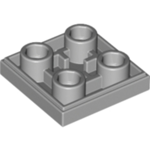 LEGO® Alkatrészek (Pick a Brick) 6132886 - Világos Kékesszürke 2x2 Inverz Csempe