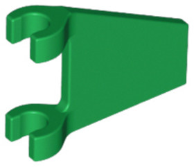 Zöld 2x2 Trapéz alakú zászló