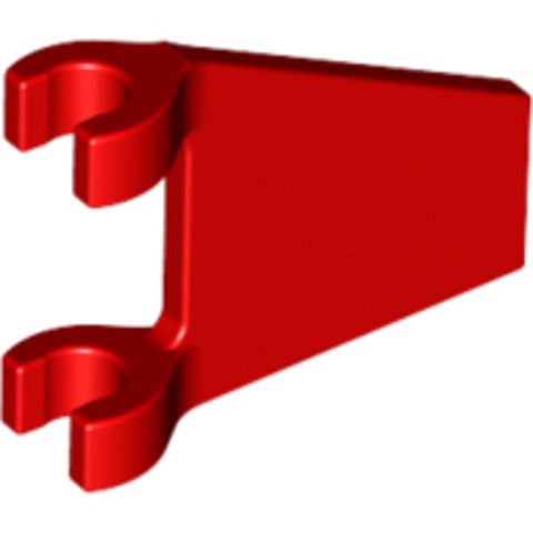 LEGO® Alkatrészek (Pick a Brick) 6134627 - Piros 2x2 Trapéz alakú zászló
