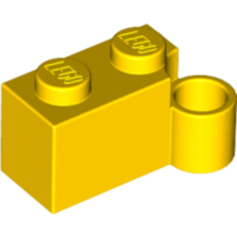 LEGO® Alkatrészek (Pick a Brick) 6137916 - Sárga 1x2 Zsanér Alsó Rész