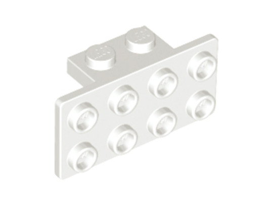 LEGO® Alkatrészek (Pick a Brick) 6158058 - Fehér 1X2/2X4 Sarokelem