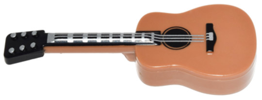 LEGO® Alkatrészek (Pick a Brick) 6160320 - Közép testszín gitár