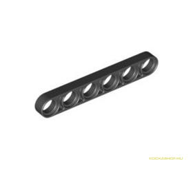 Fekete Technic 1x6 vékony elem