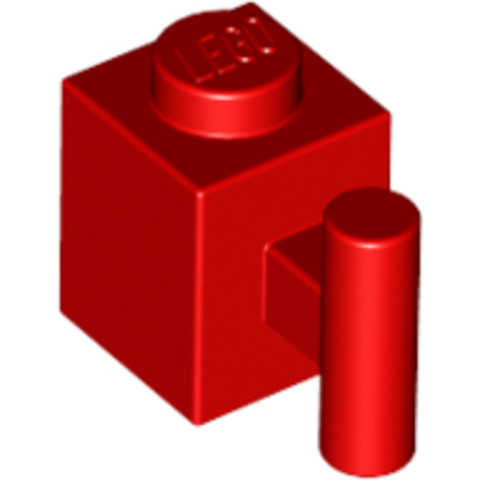LEGO® Alkatrészek (Pick a Brick) 6170565 - Piros 1x1 Kocka Fogantyúval