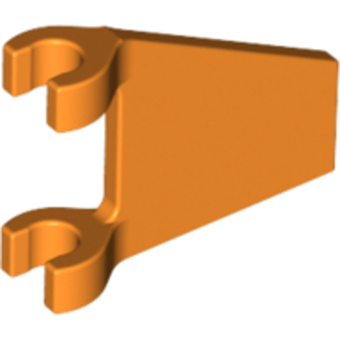 LEGO® Alkatrészek (Pick a Brick) 6170898 - Narancssárga 2x2 Trapéz alakú zászló