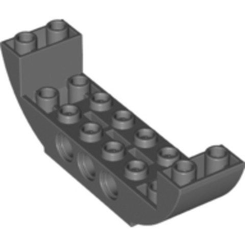 LEGO® Alkatrészek (Pick a Brick) 6171089 - Sötét Kékesszürke 2X8X2 Inverz Tető  Elem