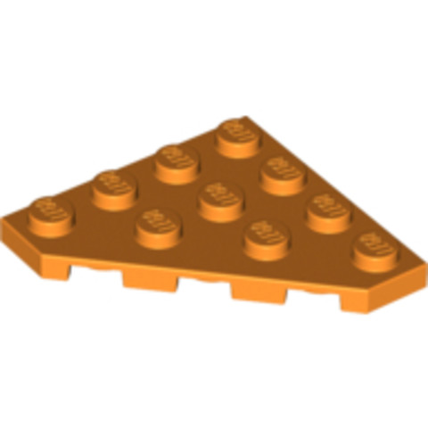 LEGO® Alkatrészek (Pick a Brick) 6174594 - Narancs 4X4 Sarokelem