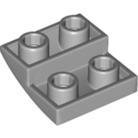 LEGO® Alkatrészek (Pick a Brick) 6185676 - Világos Kékesszürke 2x2 Inverz Hajlított Elem