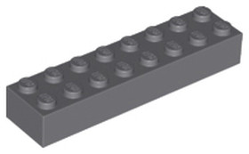 Sötét kékesszürke 1X2X8 Elem