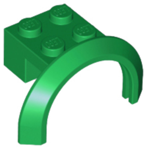 LEGO® Alkatrészek (Pick a Brick) 6192827 - Zöld 2X4X1 Kerékdob