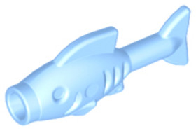 Fényes világos kék hal