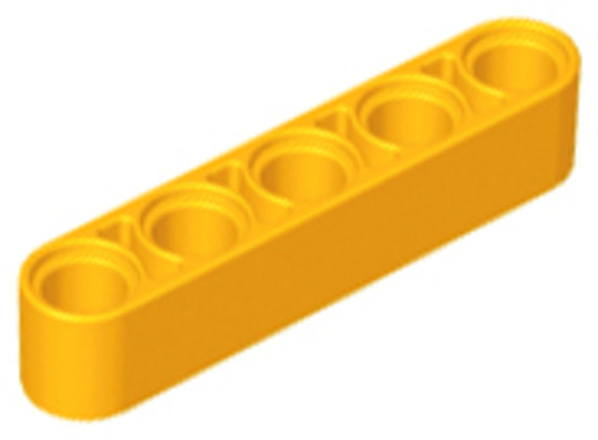 LEGO® Alkatrészek (Pick a Brick) 6203256 - Fényes narancssárga 5M Technic Csatlakozó