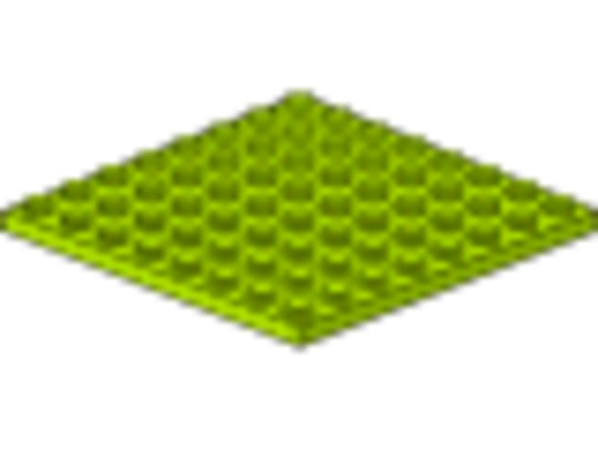 LEGO® Alkatrészek (Pick a Brick) 6210657 - Lime 8 x 8 Lapos elem