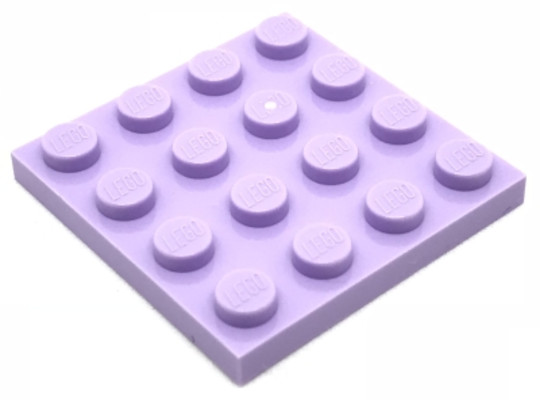LEGO® Alkatrészek (Pick a Brick) 6213252 - Levendula 4 x 4 Lapos elem