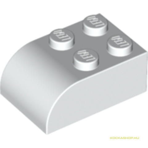 LEGO® Alkatrészek (Pick a Brick) 621501 - Fehér 2X3 Lekerekített Elem