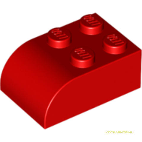 LEGO® Alkatrészek (Pick a Brick) 621521 - Piros 2X3 Lekerekített Elem