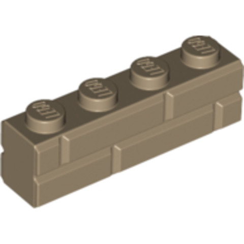 LEGO® Alkatrészek (Pick a Brick) 6218456 - Sötét cserszínű 1x4 kőműves elem