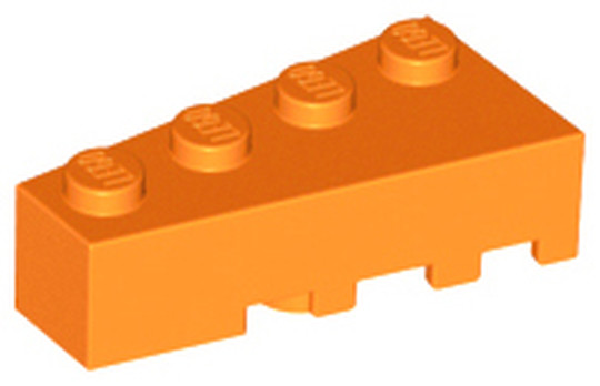 LEGO® Alkatrészek (Pick a Brick) 6220703 - Narancssárga  2X4 Elem Bal Oldali Csatlakozással