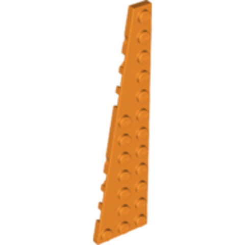 LEGO® Alkatrészek (Pick a Brick) 6220992 - Narancs 3X12 Elem Bal Oldali Csatlakozással