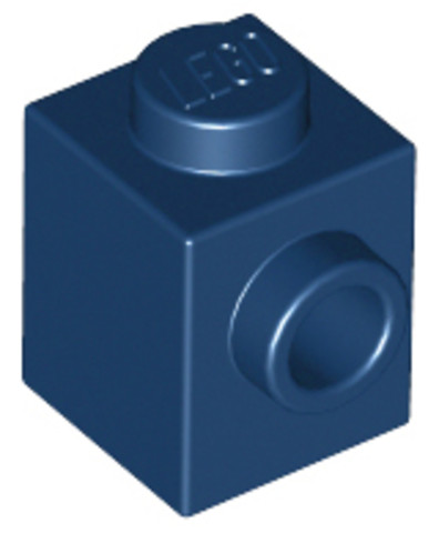 LEGO® Alkatrészek (Pick a Brick) 6224377 - Sötét kék 1X1 Kocka +1 Gombbal