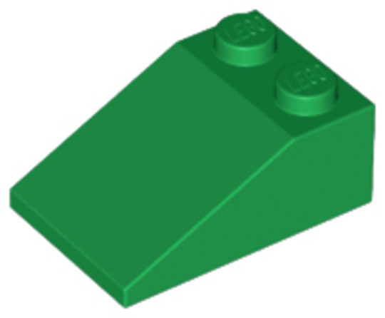 LEGO® Alkatrészek (Pick a Brick) 6226928 - Zöld 2X3/25° Elem