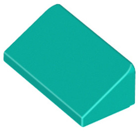 Sötét türkiz 1X2X2/3 Tetőelem