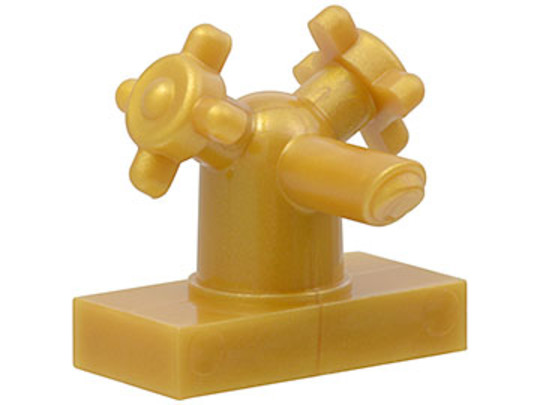 LEGO® Alkatrészek (Pick a Brick) 6245261 - Göngyházfény arany csap